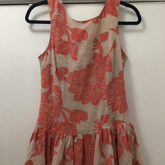 Eva Franco coral dress size 2 - Picture 4 of 8
